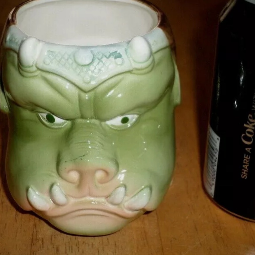 [STAR WARS] "GAMORREAN GUARD" [3-D & JUMBO], Ceramic Coffee Cup / Mug, VINTAGE